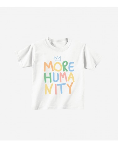Pic of a t-shirt for kids with a colorful text